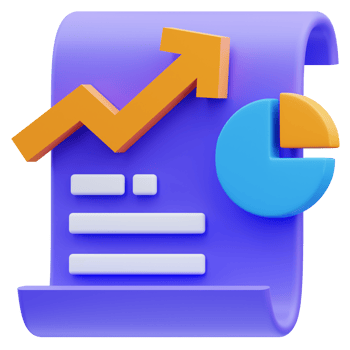3d rendering of income analysis icon illustration is increasing rapidly png