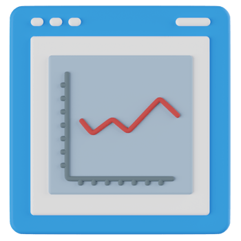Data Analytics 3D Illustration png
