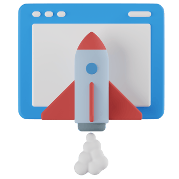 Web Startup 3D Illustration png
