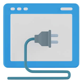 Web Plugin 3D Illustration png