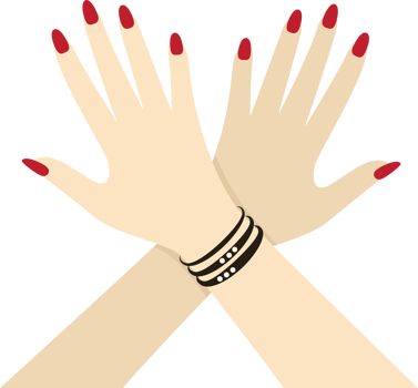Gesture NO prohibition, STOP, refusal, female hands crossed sign no, disagree. PNG. png