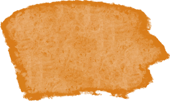 Stripe spot orange digital watercolor. PNG. png