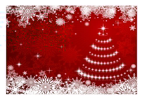 Winter christmas background vector