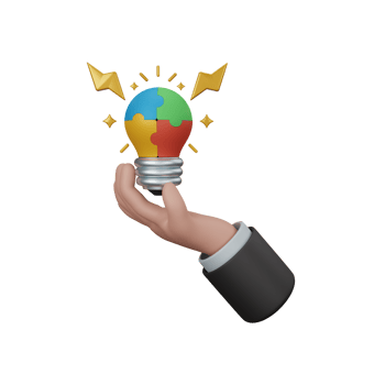 3d rendering smart solution isolated useful for business, company, corporate and finance design png