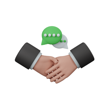 3d rendering agreement isolated useful for business, company, economy, corporate and finance design png