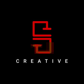S Letter Icon Symbol Logo Design, Minimalist and Creative Line Type Logo Vector Design