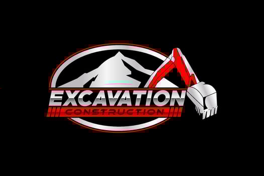 Excavator heavy equipment construction vector. vector