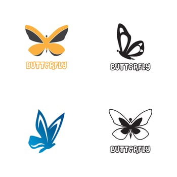 Beauty Butterfly Logo Template Vector icon design
