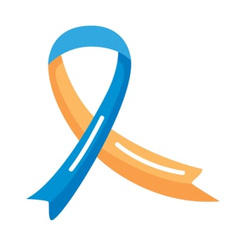 down syndrome ribbon vector