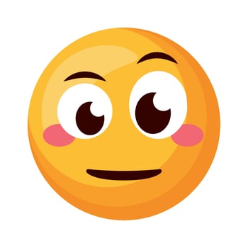 crazy emoji face vector