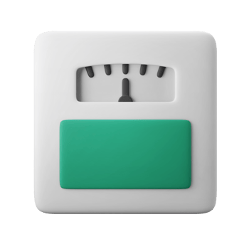 medical floor weight scale 3d icon illustration png