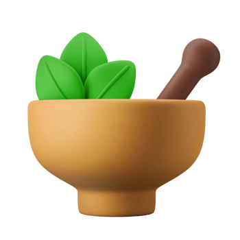 natural traditional herbal medicine 3d icon illustration png