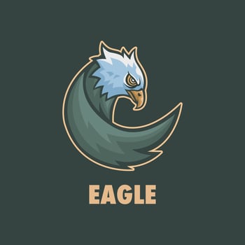 Eagle icon logo vector