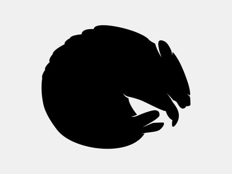 armadillo vector silhouette