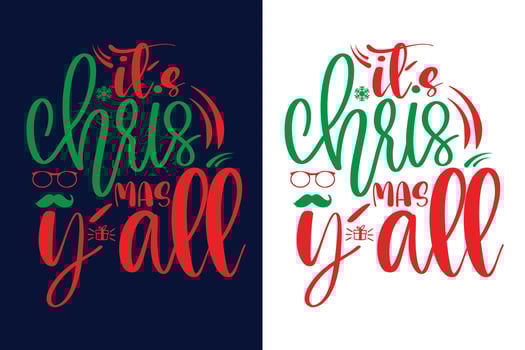 Christmas svg t shirt design vector