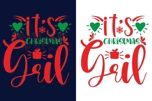 Christmas svg t shirt design vector