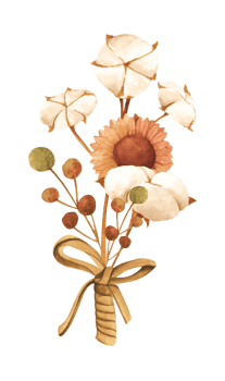 Watercolor floral frame bouquets of autumn leaves. png