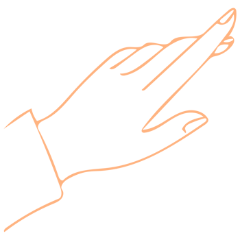 Fingers Line Art png