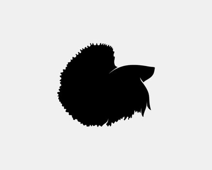 betta vector silhouette