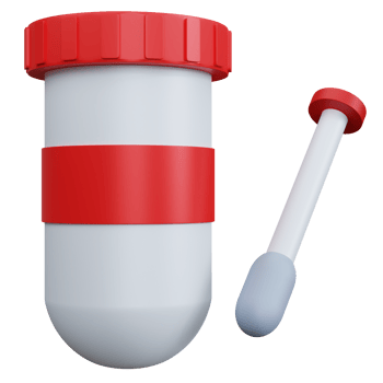 3d rendering test tube isolated png