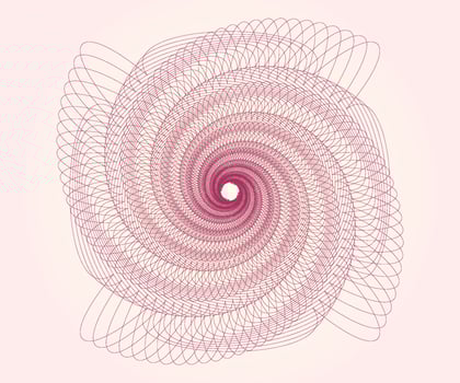 Guilloche Design Vector Graphic