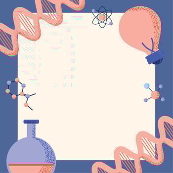 DNA science research vector