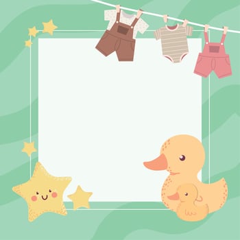 baby ducks toys vector