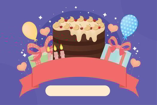 birthday party event vector