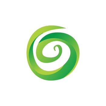 green letter g logo design vector