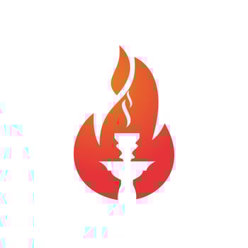 Hookah fire vector logo design. Arabian bar or house, shop vector design template.