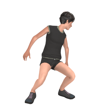 Young boy 3d modelling png