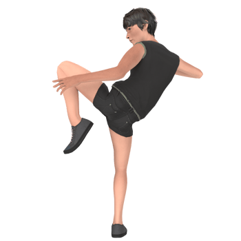 Young boy 3d modelling png