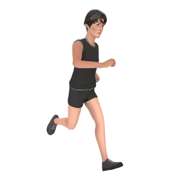 Young boy 3d modelling png