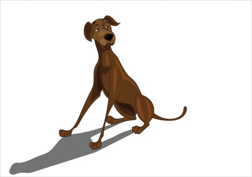 Disney dog character vector illustration