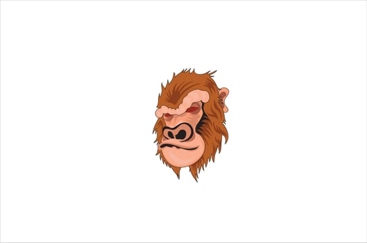 Golden lion tamarin mascot vector