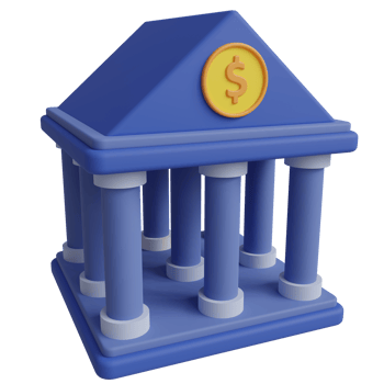 bank 3d icon illustration png