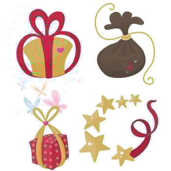 Christmas Ornament of a Cartoon Character vector