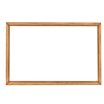 Wooden Frame with Decorative Rectangular Design png
