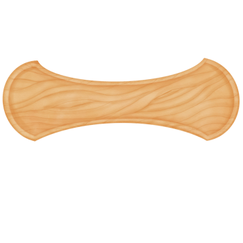 Decorative Watercolor Horizontal Concavity on a Wooden Board png