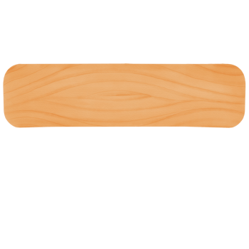 Decorative Watercolor Wooden Board Free Shape Number 4 png
