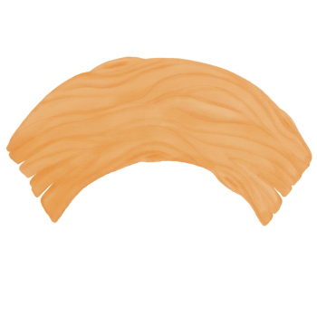Decorative Watercolor Wooden Board Curved Shape png