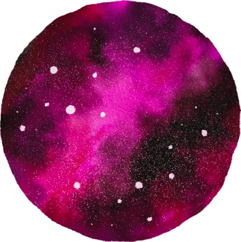 Watercolor galaxy painting png