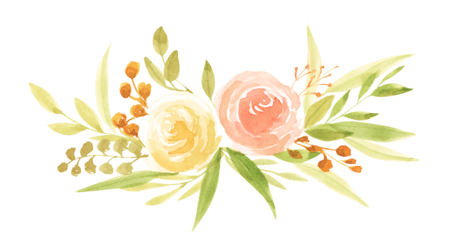 Floral branch. Wedding concept with flowers. It's perfect for greeting cards, wedding invitation, birthday. Watercolor illustration. png