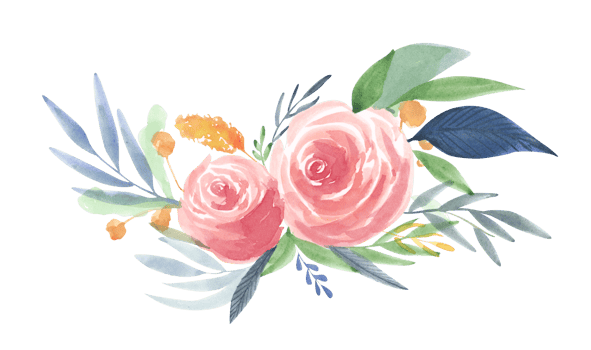 Floral branch. Wedding concept with flowers. It's perfect for greeting cards, wedding invitation, birthday. Watercolor illustration. png