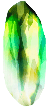 watercolor painted crystal png