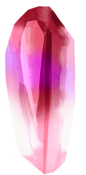 watercolor painted crystal png