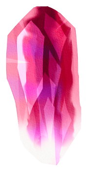 crystal watercolor hand drawn png