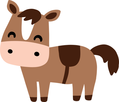 cartoon cute donkey png