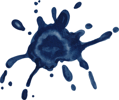 watercolor painted drip png