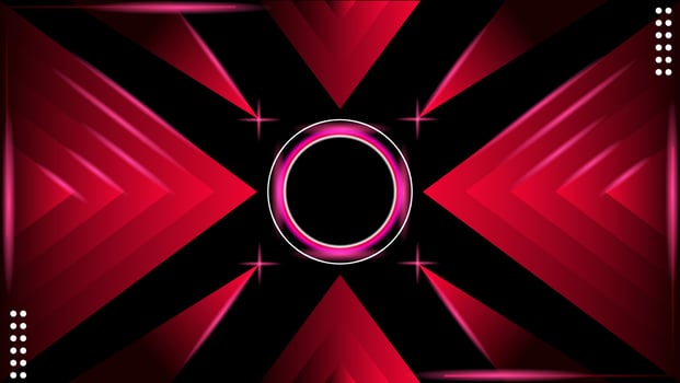 Abstract futuristic geometric black and red gaming background,design template technology concept can use element game banner, sport poster, cyber wallpaper, web vector